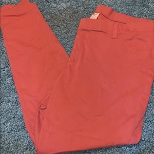 Coral jeggings